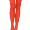 COAXcopenhagen2 Red Sheer Thigh High Stockings