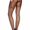 COAXcopenhagen2 Net Suspender Hose With Duchess Lace Crotchless
