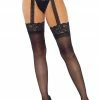 COAXcopenhagen.com Black High Waist Garter Belt Stockings