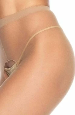 COAXcopenhagen2 Nude Crotchless Tights