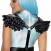 COAXcopenhagen.com Angel Costumes Black Body Harness With Furry Angel Wings
