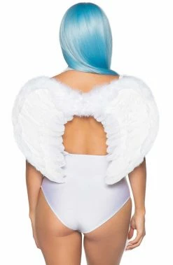 COAXcopenhagen.com White Marabou Feather Angel Wings