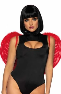 COAXcopenhagen.com Red Marabou Feather Devil Wings