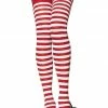 COAXcopenhagen2 Striped Thigh Highs In Red And White