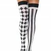 COAXcopenhagen2 Thigh High Harlequin Stockings