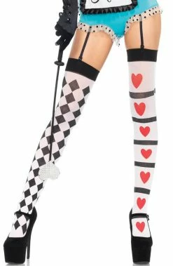 COAXcopenhagen2 Harlequin Thigh High Stockings