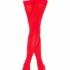 COAXcopenhagen2 Red Opaque Thigh Highs HOSIERY