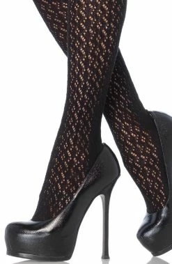 COAXcopenhagen2 Crocheted Black Over The Knee Socks