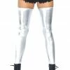COAXcopenhagen2 Silver Wet Look Thigh Highs