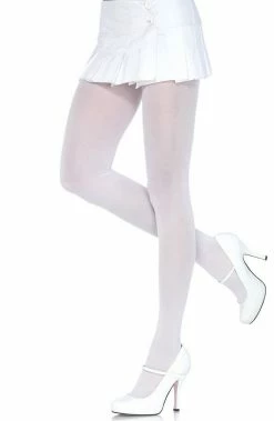 COAXcopenhagen2 White Nylon Tights HOSIERY