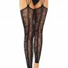 COAXcopenhagen.com HOSIERY Black Footless Garter Belt Stockings