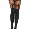 COAXcopenhagen2 Black Pantyhose With Cross HOSIERY
