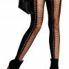 COAXcopenhagen2 Black Pantyhose With A Lace Up Look HOSIERY