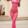 COAXcopenhagen.com Pink Twist Net Maxi Dress - Holiday Selfie SWIMWEAR