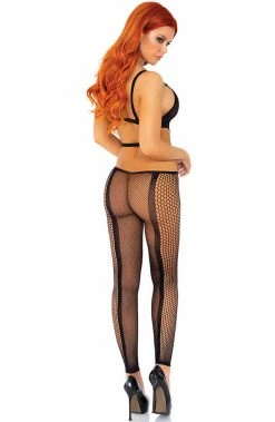 COAXcopenhagen.com Black Footless Wrap Bodystocking - Never Underestimate