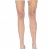COAXcopenhagen2 White Diamond Fishnet Thigh Highs
