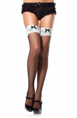 COAXcopenhagen2 French Maid Fishnet Stockings HOSIERY