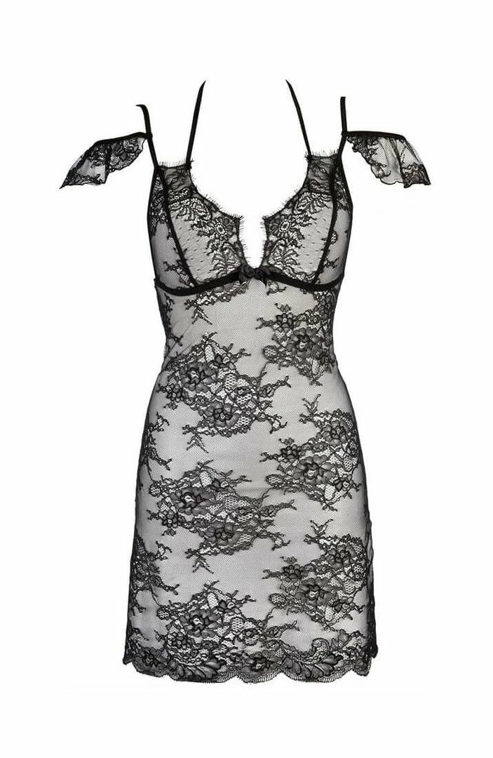 COAXcopenhagen.com Black Lace Lingerie Dress - FETCHING