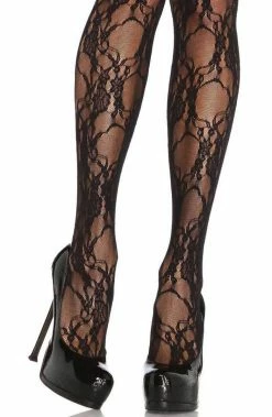 COAXcopenhagen2 Black Lace Pantyhose