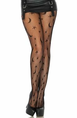 COAXcopenhagen2 Pantyhose With Moons And Stars HOSIERY