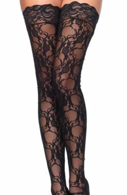 COAXcopenhagen2 Black Lace Stay Up Stockings