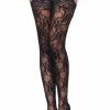 COAXcopenhagen2 Black Lace Stay Up Stockings