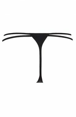 COAXcopenhagen2 Black Wet Look Thong - APHRODISIAC LINGERIE