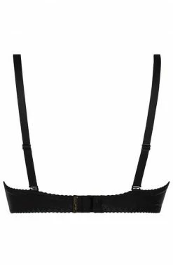 COAXcopenhagen2 Black Wet Look Push-up Bra - APHRODISIAC LINGERIE