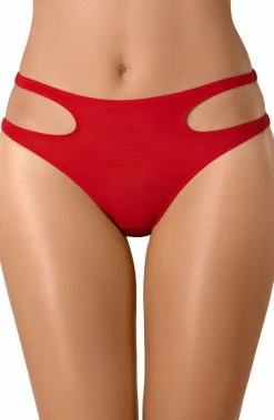 COAXcopenhagen2 Red Brief Panty With Cut-out - APPEALING