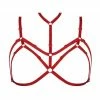 COAXcopenhagen2 LINGERIE Red Harness Top - APPEALING