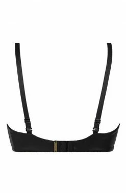 COAXcopenhagen2 Black Wet Look Balconette Bra - AROUSING