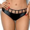 COAXcopenhagen2 Black Wet Look Thong - AROUSING LINGERIE