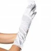 COAXcopenhagen2 White Elbow Length Satin Gloves
