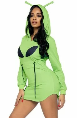 COAXcopenhagen.com COSTUMES Alien Fleece Hoodie Costume - Alien Invasion