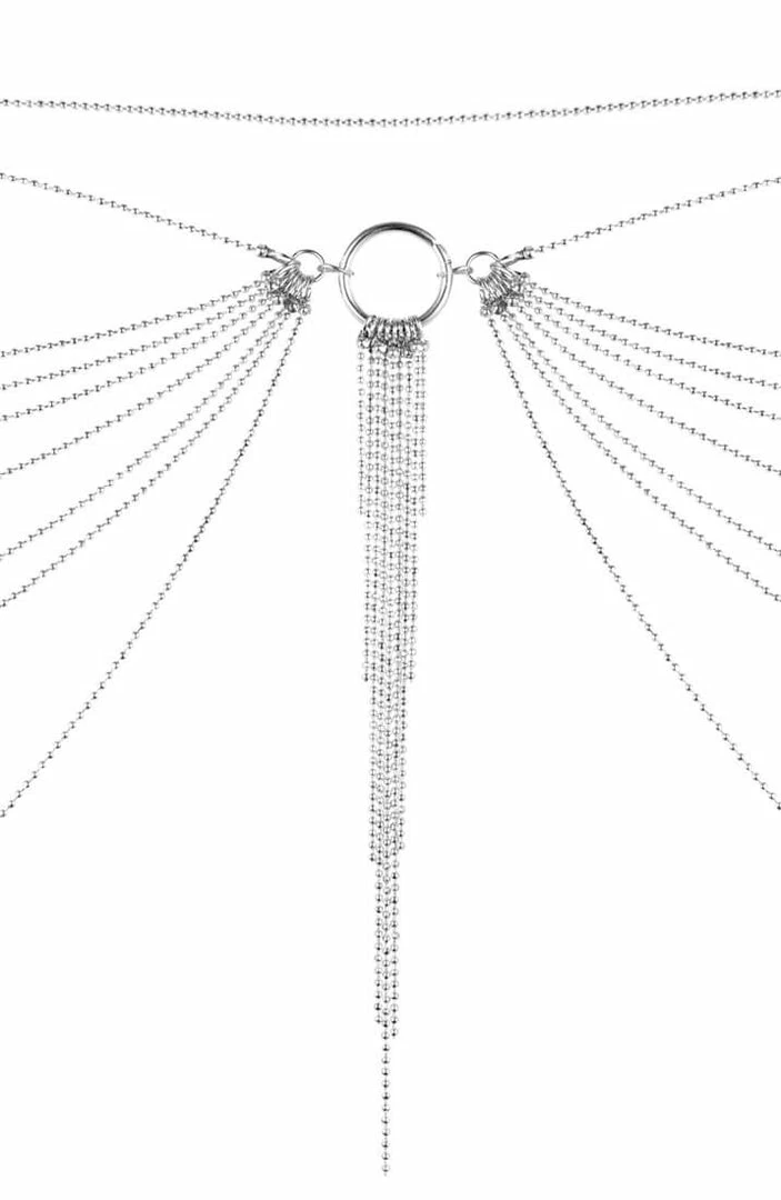 COAXcopenhagen.com Metallic Silver Waist Chain