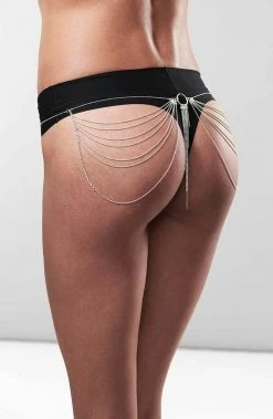 COAXcopenhagen.com Metallic Silver Waist Chain