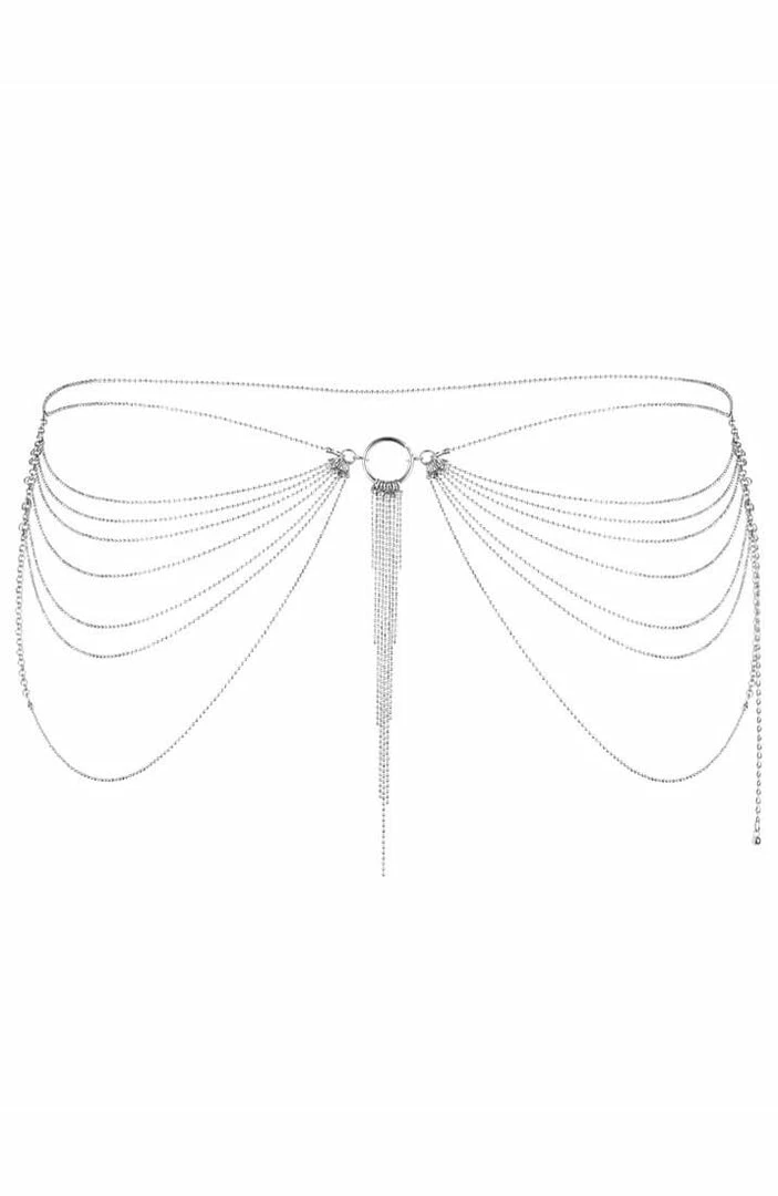 COAXcopenhagen.com Metallic Silver Waist Chain