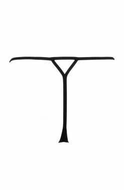 COAXcopenhagen.com Strapless Black Babydoll Chemise & String - ADORATION