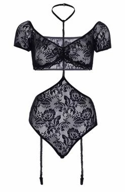 COAXcopenhagen.com Bandeau Top And Garter Teddy - Make Me Stay