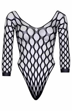 COAXcopenhagen.com LINGERIE Black Cut-out Bodysuit - Cut Me Some Love