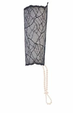 COAXcopenhagen.com Black Glove With Stimulating Pearls - Sydney Glove The Original Pearl Collection