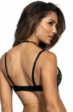 COAXcopenhagen.com LINGERIE Black Lace Bra With Choker - PROVOCATEUR