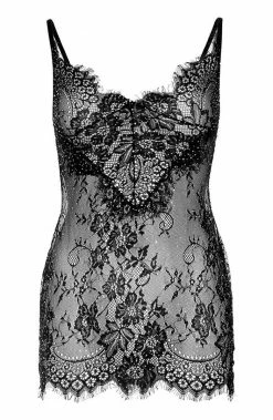 COAXcopenhagen.com Black Lingerie Dress With Rhinestones - Love Or Lust