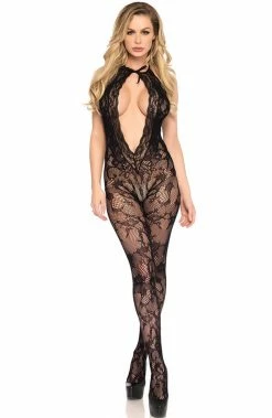 COAXcopenhagen2 Crotchless Lace Bodystocking - It's In Your Hands