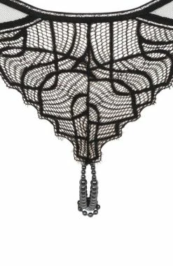 COAXcopenhagen.com LINGERIE Brief Panty With Double Pearl String - Manhattan Brief