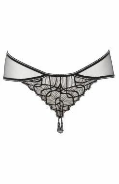 COAXcopenhagen.com LINGERIE Brief Panty With Double Pearl String - Manhattan Brief