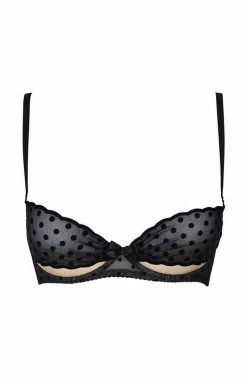 COAXcopenhagen.com Black Bra With Dots - CRUSH LINGERIE