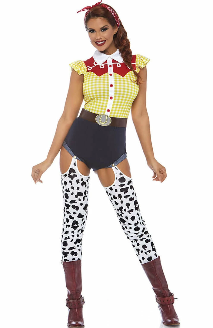 COAXcopenhagen2 COSTUMES Cow Girl Costume - Lucky Lucy