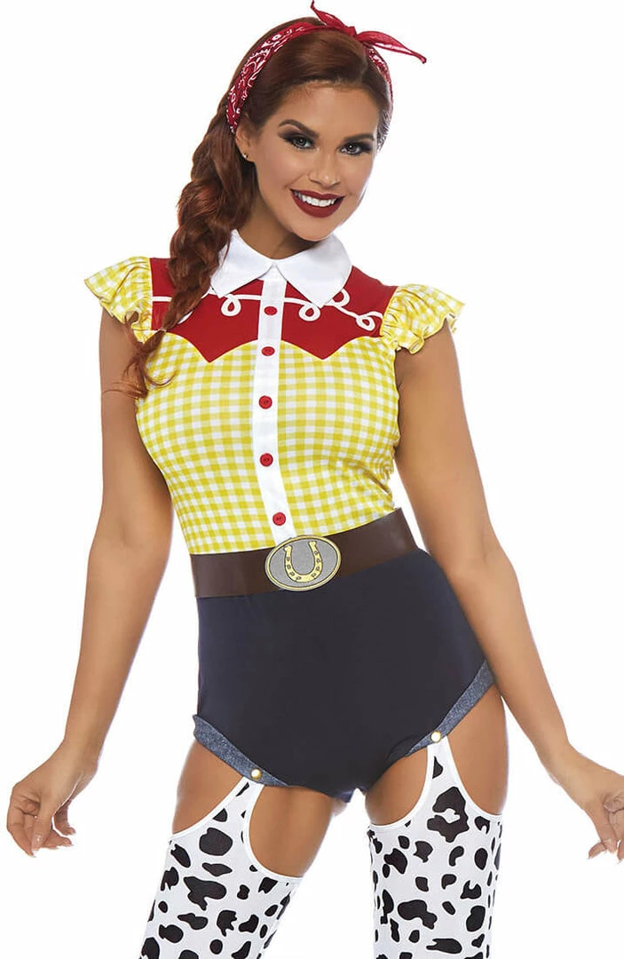 COAXcopenhagen2 COSTUMES Cow Girl Costume - Lucky Lucy