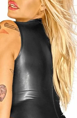 COAXcopenhagen2 Sleeveless Wet Look Catsuit - Make It Or Break It The COAX Fetish